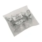 Скоба металлическая двухлапковая d21-22мм (10шт.) PROxima