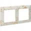 Valena LIFE Рамка 2 поста Ампир белый универсальная