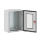 Щит с монтажной панелью ЩМП 400x300x200мм серия ST с прозрачной дверью