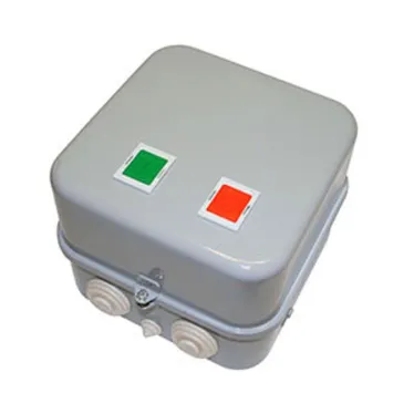 Пускатель электромагнитный ПМ12-063161 У3 В, 380В/50Гц, 2з+2р, 63А, нереверсивный, без реле, в корпусе IP40, с кнопками ПУСК и СТОП