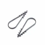 Дюбель-хомут нейлоновый 19-25 мм, круглый, серый (100 шт/уп)