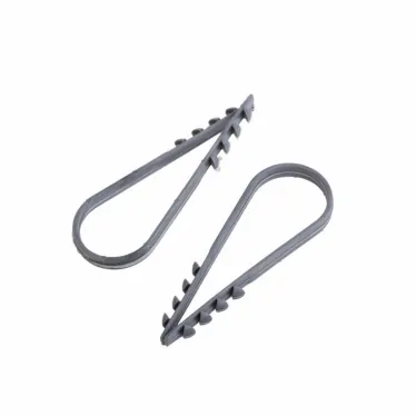 Дюбель-хомут нейлоновый 19-25 мм, круглый, серый (100 шт/уп)