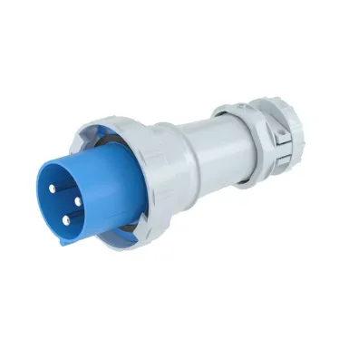 Вилка кабельная IP67 63A 2P+E 230V