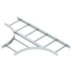 Т-образная секция лестничного лотка 60х400 мм R-500 мм