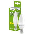 Лампа светодиодная C35 свеча 10Вт 230В 3000К E14 GENERICA