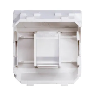 BRAVA Адаптер для информационныx разъемов Keystone 2 модуля белый