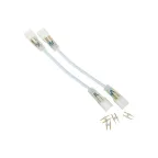 Коннектор для одностороннего гибкого неона 8х16 мм, длина 20 см (цена за 1 шт.)