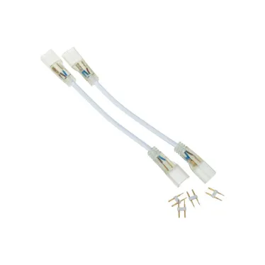 Коннектор для одностороннего гибкого неона 8х16 мм, длина 20 см (цена за 1 шт.)