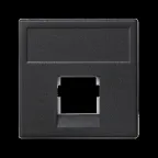 Connect Адаптер на 1 конектор RJ45 Connect AMP(S110SL110SLt)Brand-RexRIT 45х45мм графит