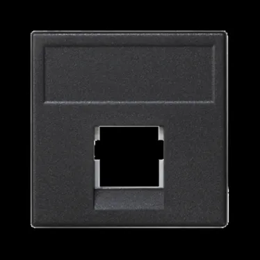 Connect Адаптер на 1 конектор RJ45 Connect AMP(S110SL110SLt)Brand-RexRIT 45х45мм графит