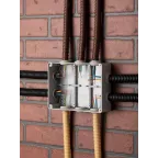 Коробка распаячная КМР-050-042пк пылевлагозащищенная 10 мембранных вводов уплотнительный шнур прозрачная крышка (190х140х70) PROxima