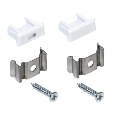 Набор для монтажа накладного прямоугольного профиля для светодиодной ленты 1607 IEK