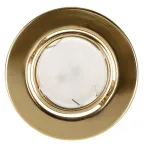 Светильник штампованный поворотный MR16,12V/220V, 50W золото ST2A GD