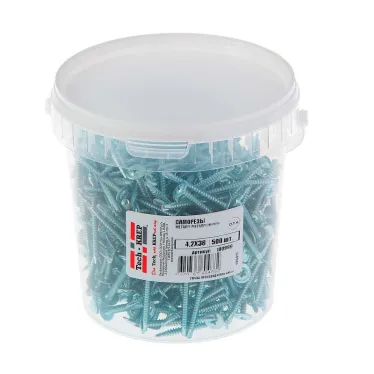 Саморез по металлу 4,2х38 сверлоконечный (500шт) - ведро