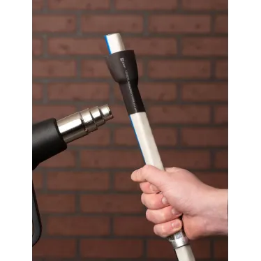 Трубка термоусаживаемая ТУТ нг 30/15 черная в отрезках по 1м PROxima