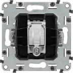 Розетка Valena ALLURE ТВ оконечная 10дБ 0-862 МГц лицевая панель слоновая кость