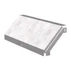 Угол вертикальный внешний 90 градусов с крышкой Стандарт 600х50