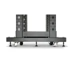 Основание для стоек ORK2A глубиной 800 мм. для установки стойки на ножки и ролики (ножки и ролики в комплекте). цвет черный (RAL 9005)