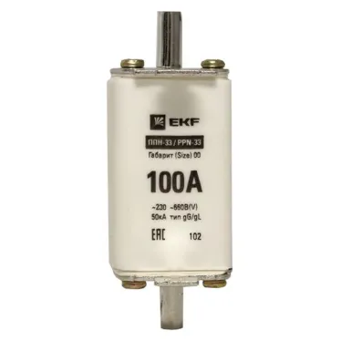 Вставка плавкая ППН-33 160/100А габарит 00