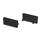 Заглушка SL-SLIM-H7 BLACK глухая (, Пластик)