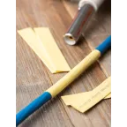 Трубка термоусаживаемая ТУТ нг 10/5 желтая рулон PROxima