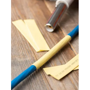 Трубка термоусаживаемая ТУТ нг 10/5 желтая рулон PROxima