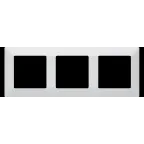 Valena LIFE Рамка 3 поста белая универсальная