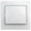 Выключатель Intro Plano 1-101-01 одноклавишный,10А-250В, IP20, СУ, белый