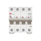 Выключатель автоматический AV-6 4P 4A (C) 6kA AVERES