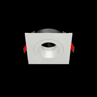 Рамка для модульного светильника FLEX 50 09 квадратная встраиваемая 110х110х45мм RAL9010 поворотная | V1-R0-00435-10004-2000000 | VARTON