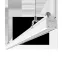 Cветильник светодиодный линейный Mercury Mall IP54 1103x54x58 мм акрил 32W 4000К белый RAL9003 муар | V1-R0-00533-31000-5403240 | VARTON