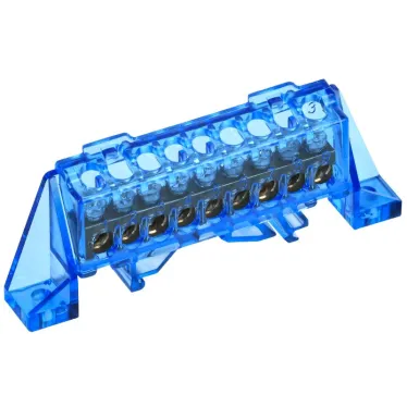 TEKFOR Шина N ноль в комбинированном DIN-изоляторе Стойка 6х9-9-С IEK