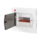 Щит встраиваемый с дверью 8 модулей IP41 белый с усиленным клеммным блоком 1х87308