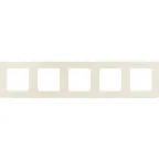 Рамка 5 постов INSPIRIA слоновая кость