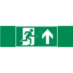 Пиктограмма (Наклейка) "ФИГУРА / СТРЕЛКА ВВЕРХ" для аварийно-эвакуационного светильника Basic IP65  |V5-EM02-60.002.016 |VARTON