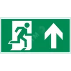 Пиктограмма (наклейка) "ФИГУРА / СТРЕЛКА ВВЕРХ" 300х150мм для аварийно-эвакуационного Свет-к а Giant/Vision/IP65 Basic | V5-EM03-60.003.016 | VARTON