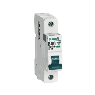 Выключатель автоматический 1P кривая B 40A 10кА ВА-105