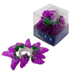 Гирлянда светодиодная на батарейках 2AA (не в/к) Виноград 4м 10 светодиодов Провод прозрачный ULD-S0400-010/STB/2AA WHITE IP20 GRAPES