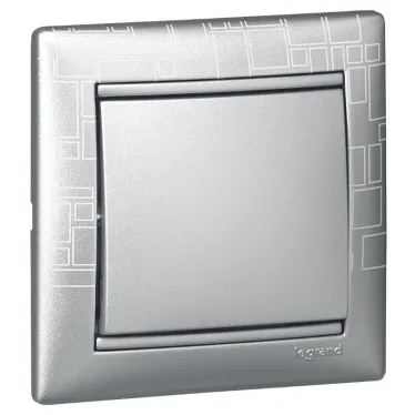 VALENA Рамка 1 пост алюминий модерн