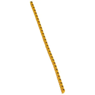 CAB3 Кольцо маркировочное 1.5-2.5мм (W) черное/желтое (300шт)