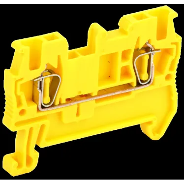 Клемма пружинная КПИ 2в-1,5 17,5А желтый