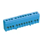 Шина N ноль корпусный изолятор на DIN-рейку ШНИ-6х9-12-К-С