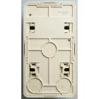 ЭТЮД блок открытой установки Розетка без заземления + Выключатель 2-клавиш., сосна