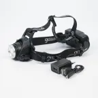 Фонарь светодиодный налобный 5 Вт 450 лм Черный IP44 аккумуляторный Li-ion 2400мАч GFL Gauss