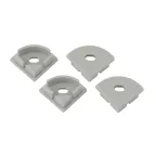 Набор заглушек для профиля CAB280, 4 сквозные круглые (500/24000)