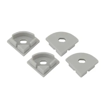 Набор заглушек для профиля CAB280, 4 сквозные круглые (500/24000)