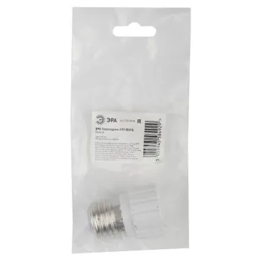 Патрон-переходник E27-GU10, белый (20/200/7200)