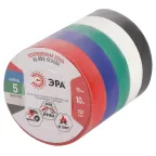 Изолента ПВХ 15мм*10м 5шт - 5 цветов (5/500/16000)только упаковками по 5 штук