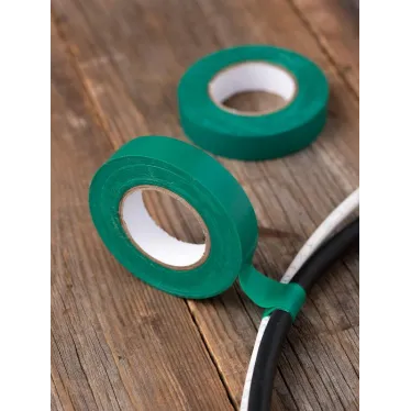 Изолента класс В (общего применения) 0.13х15мм 20м зеленая Simple