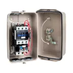 Пускатель в корпусе IP65 КМЭ 50А 230В с РТЭ и индикатором PROxima